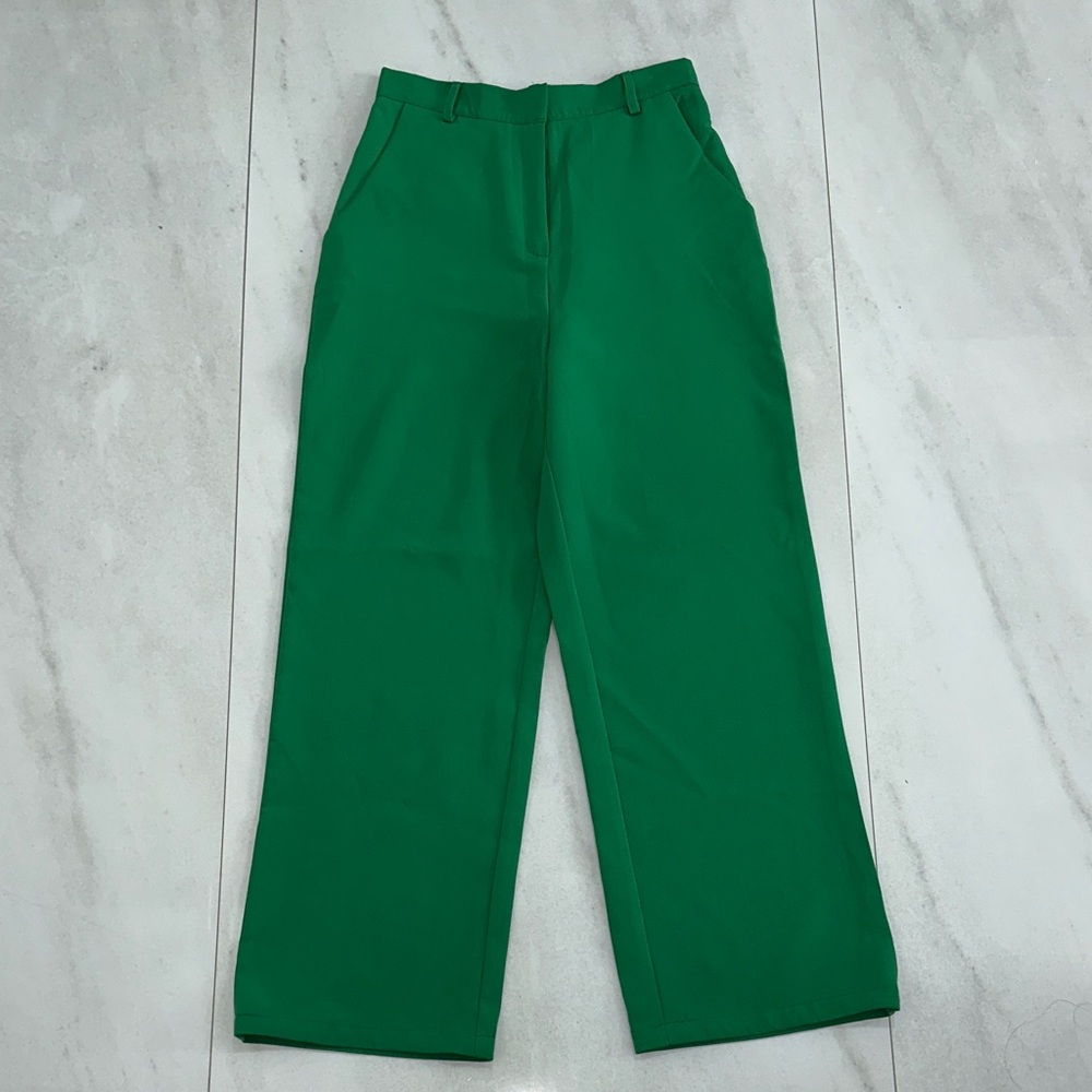 Green Wide-Leg trousers